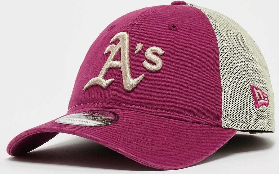 New era 9Twenty Trucker Washed Oakland Athletics Unisex Caps rood Maat ONE SIZE Accessoires - Foto 3