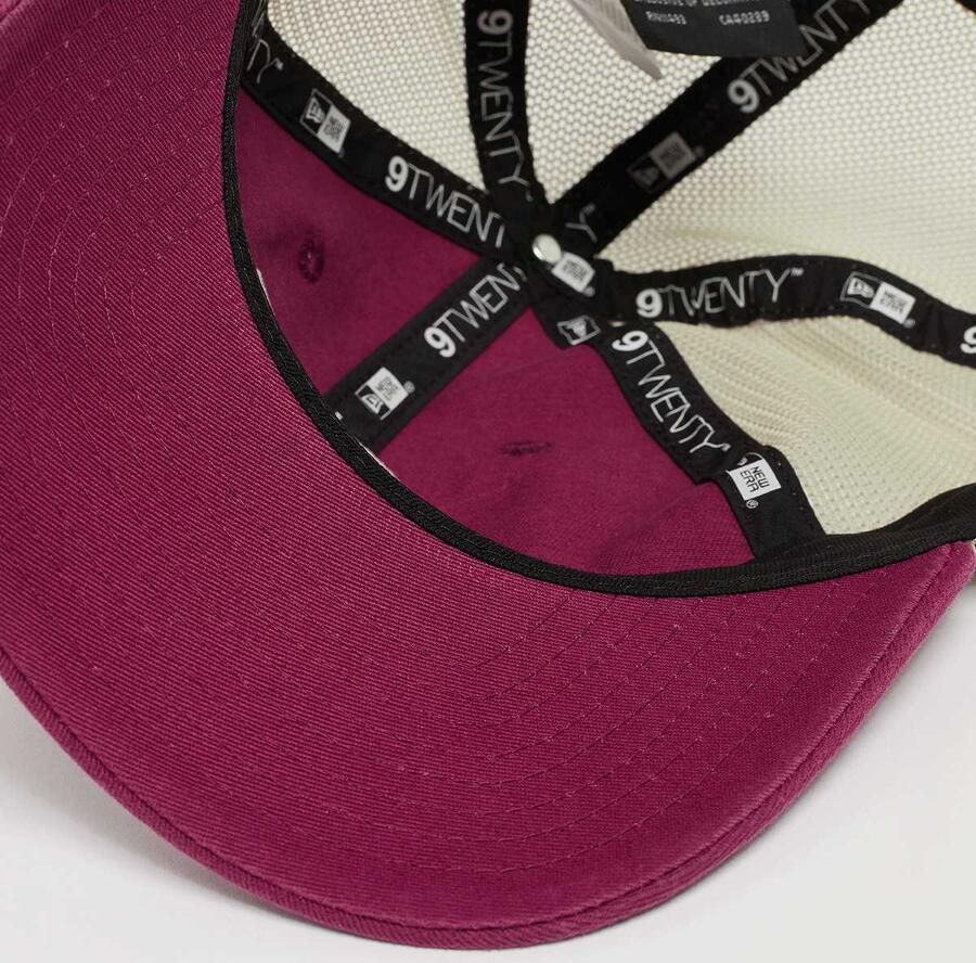 New era 9Twenty Trucker Washed Oakland Athletics Unisex Caps rood Maat ONE SIZE Accessoires