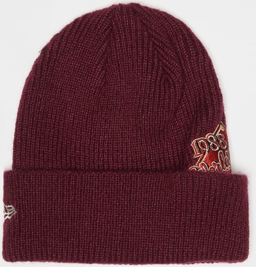 New era Beanie WS Patch MLB Los Angeles Dodgers Unisex Mutsen rood Maat ONE SIZE Accessoires - Foto 2