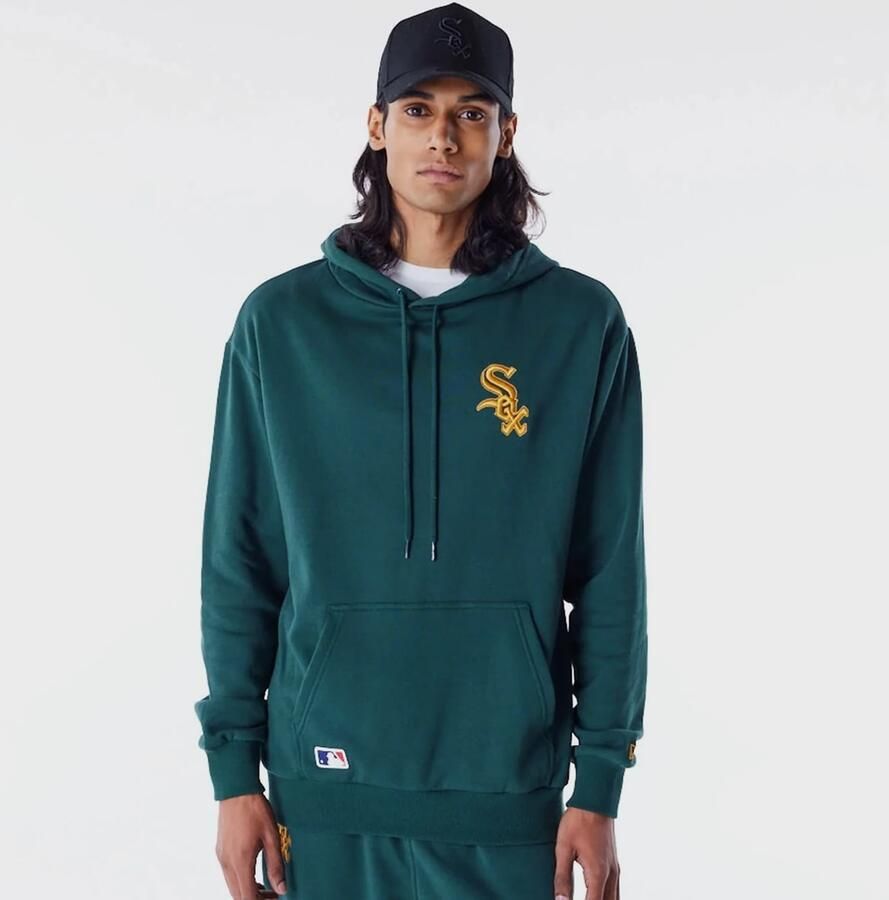 New era Chicago White Sox League Essential Oversized Hoodie Men Hoodies & Sweaters groen Maat XL Kleding - Foto 3