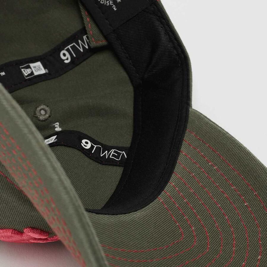 New era FEMALE 9TWENTY Contrast Stitch Los Angeles Dodgers Unisex Caps groen Maat ONE SIZE Accessoires