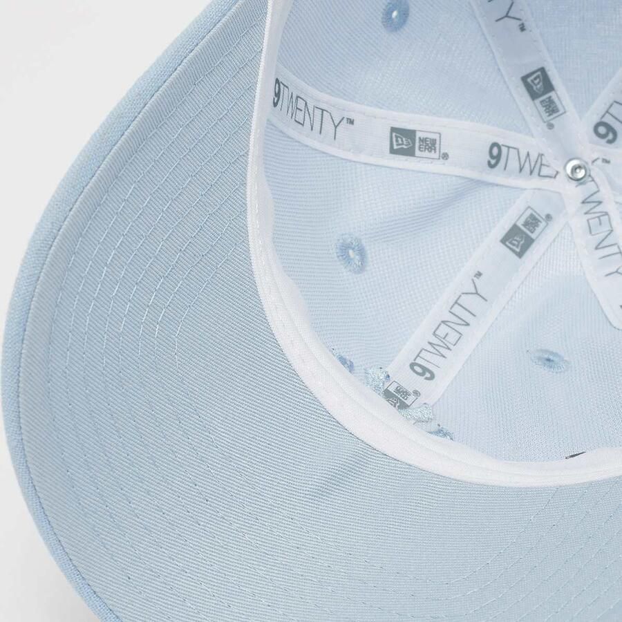 New era FEMALE 9TWENTY Linen York Yankees Unisex Caps blauw Maat ONE SIZE Accessoires