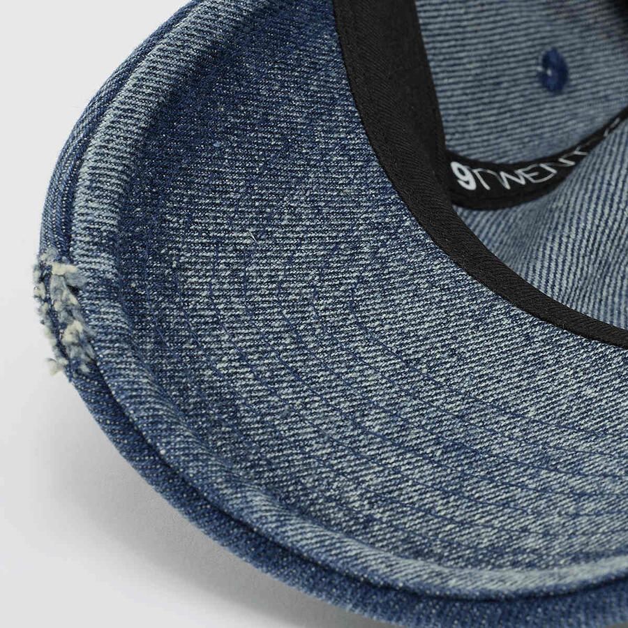 New era Female 9TWENTY Stone Denim York Yankees Women Baseball caps blauw Maat ONE SIZE Accessoires