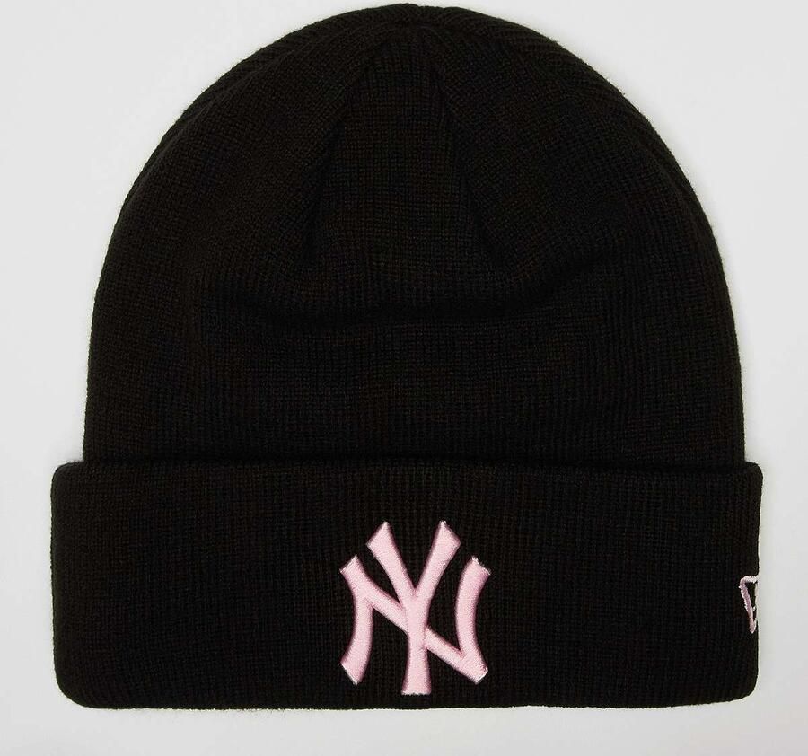 New era Female Essential Cuff Beanie York Yankees Unisex Mutsen zwart Maat ONE SIZE Accessoires - Foto 2