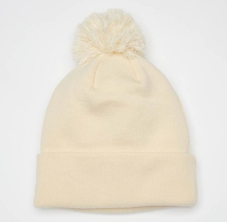 New era Female Metallic Bobble Beanie York Yankees Women Mutsen beige Maat ONE SIZE Accessoires - Foto 2