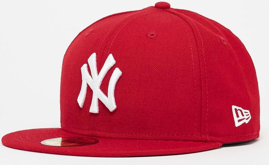 New era Fitted-Cap 59Fifty Basic MLB New York Yankees Caps in rood formaten: 6.875 - Foto 3
