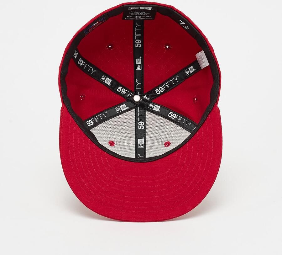 New era Fitted-Cap 59Fifty Basic MLB New York Yankees Caps in rood formaten: 6.875