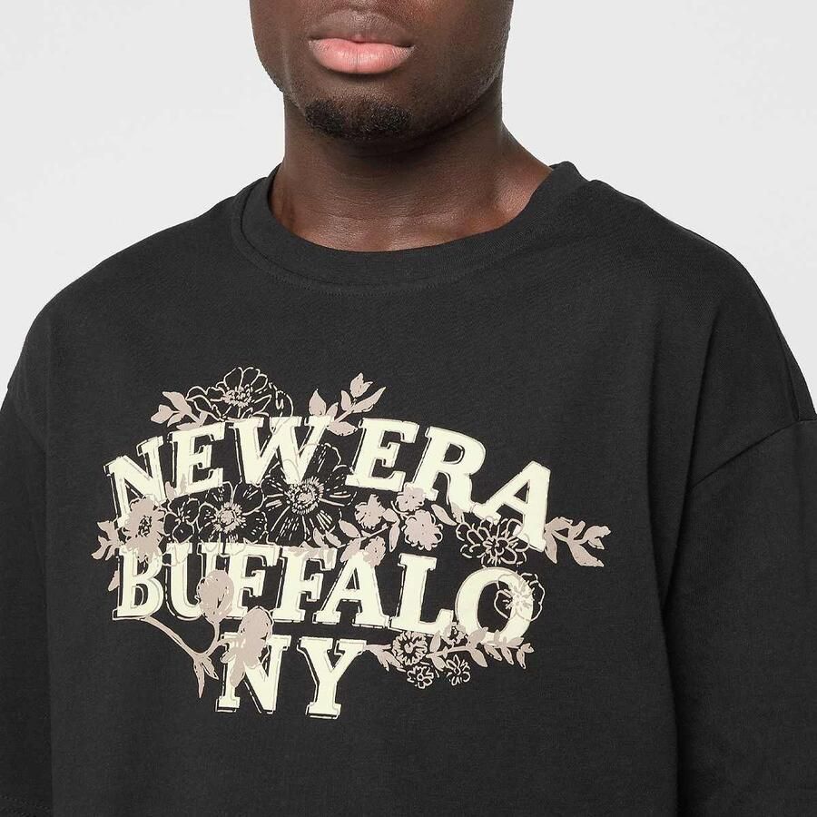 New era Floral Oversized Tee Men T-Shirts & Polo's zwart Maat XL Kleding - Foto 2