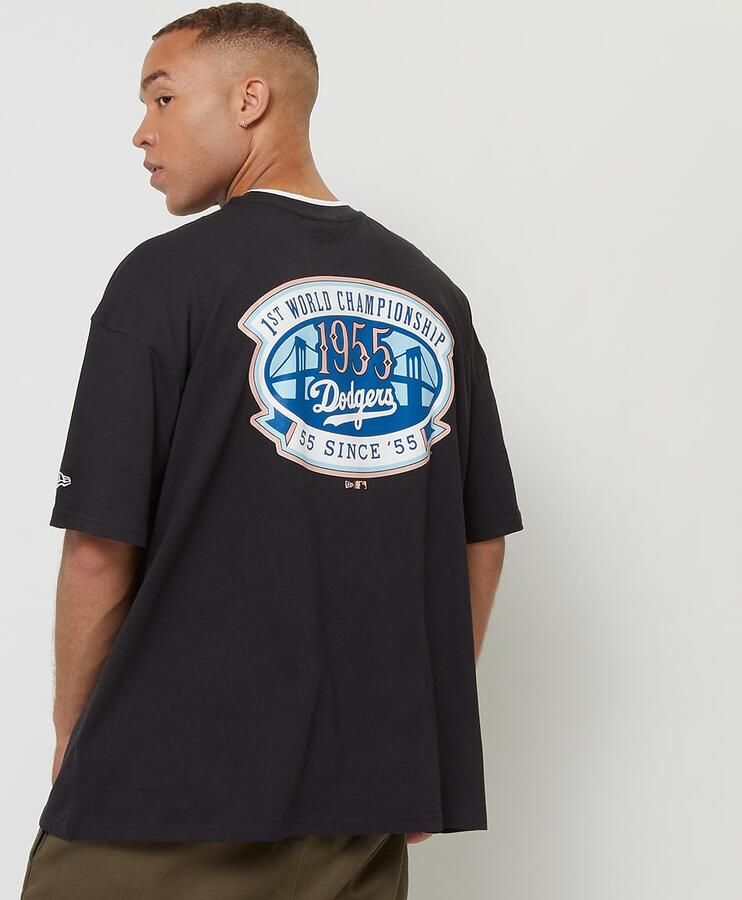 New era LA Dodgers World Series Oversized T-Shirt Men T-Shirts & Polo's zwart Maat XS Kleding - Foto 3