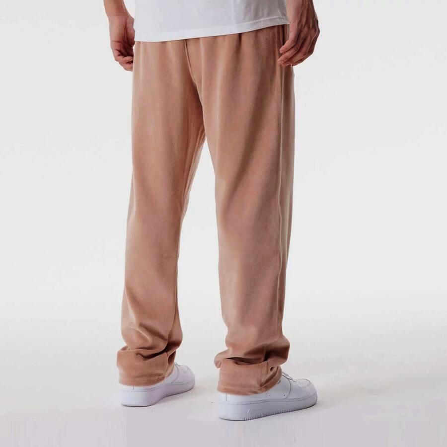 New era LA Lakers NBA Lifestyle Velours Trackpants Men Trainingsbroeken beige Maat XS Kleding