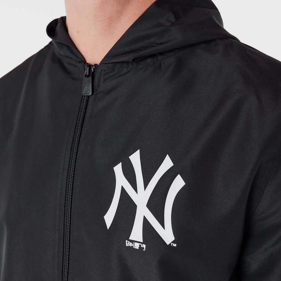 New era MLB Coaches' Jacket York Yankees Men Windbreakers zwart Maat XL Kleding