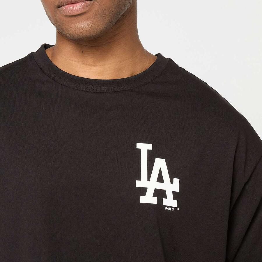 New era MLB Food Graphic Oversized Tee Los Angeles Dodgers Men T-Shirts & Polo's zwart Maat XL Kleding - Foto 1