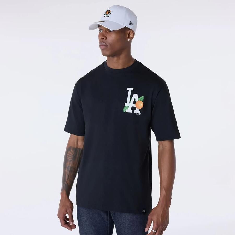 New era MLB Fruit Graphic Tee Los Angeles Dodgers Men T-Shirts & Polo's zwart Maat S Kleding - Foto 3