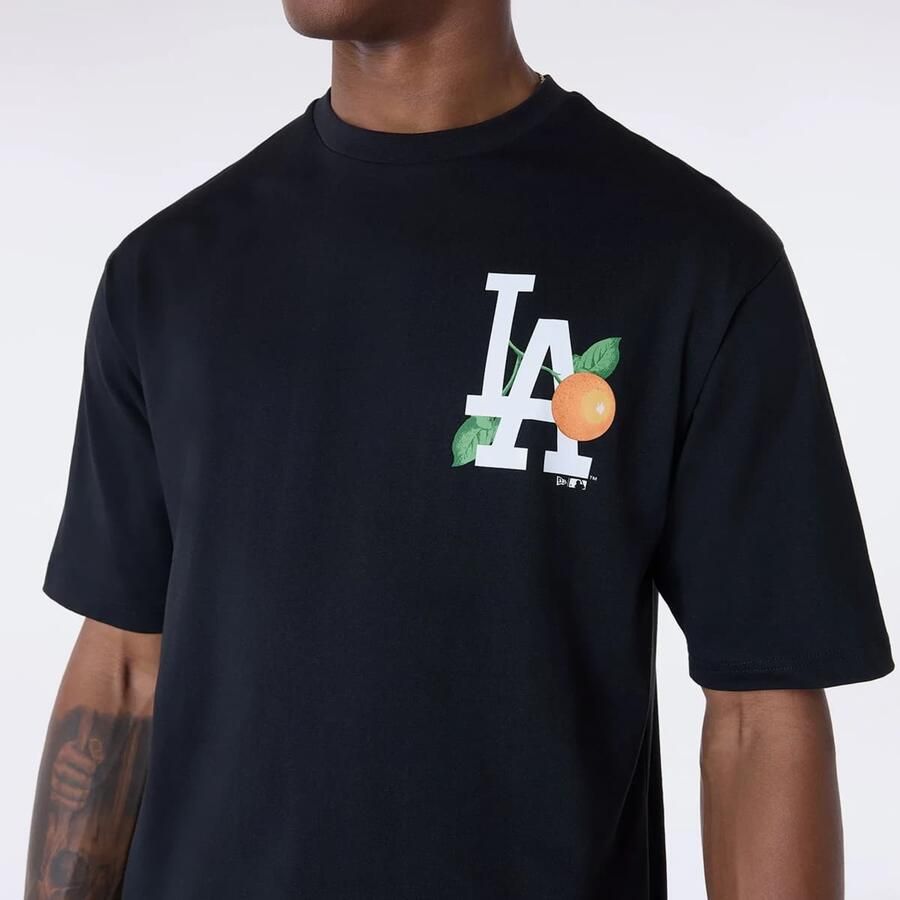 New era MLB Fruit Graphic Tee Los Angeles Dodgers Men T-Shirts & Polo's zwart Maat S Kleding - Foto 2