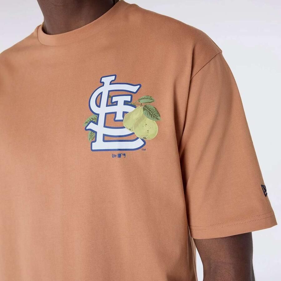 New era MLB Fruit Graphic Tee St. Louis Cardinals men T-Shirts & Polo's oranje Maat XL Kleding - Foto 2