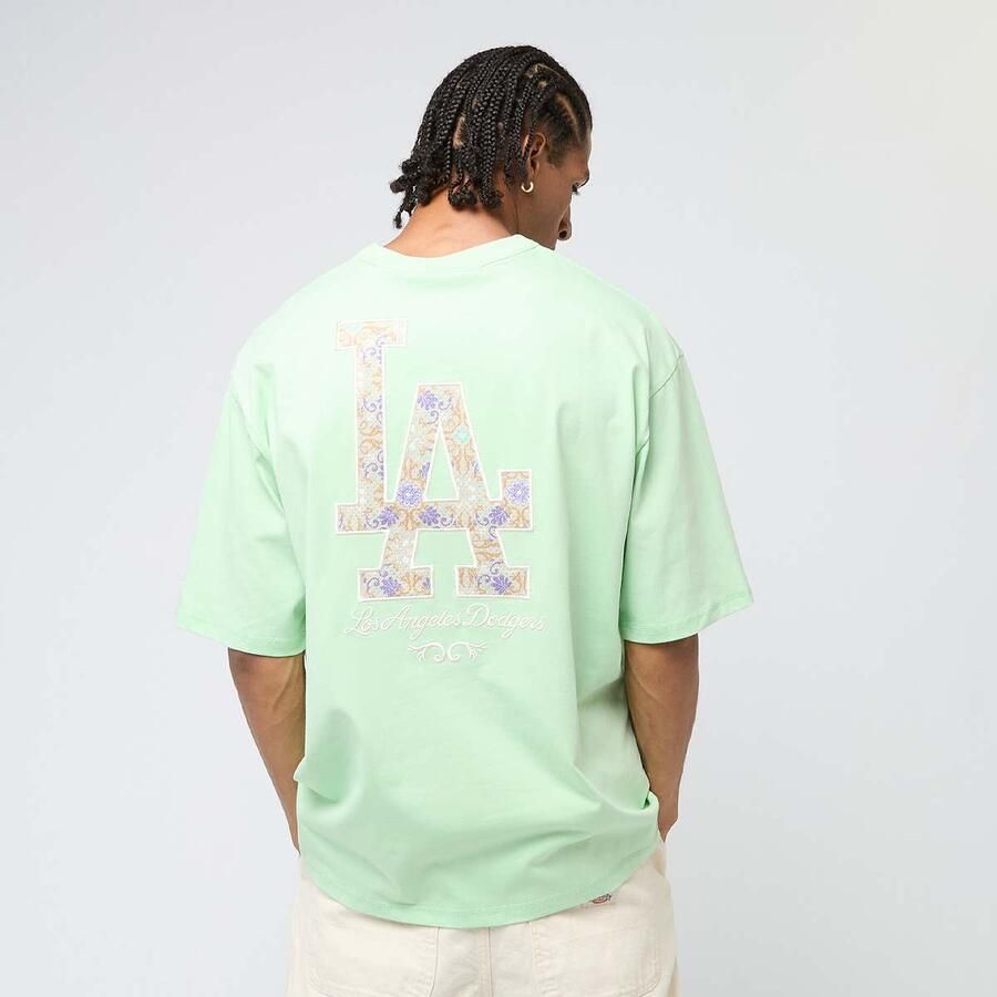 New era MLB Infill Los Angeles Dodgers Oversized Tee men T-Shirts & Polo's beige Maat XL Kleding