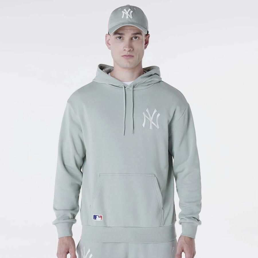 New era MLB League Essential Oversized Hoodie York Yankees men Hoodies & Sweaters groen Maat XL Kleding - Foto 3