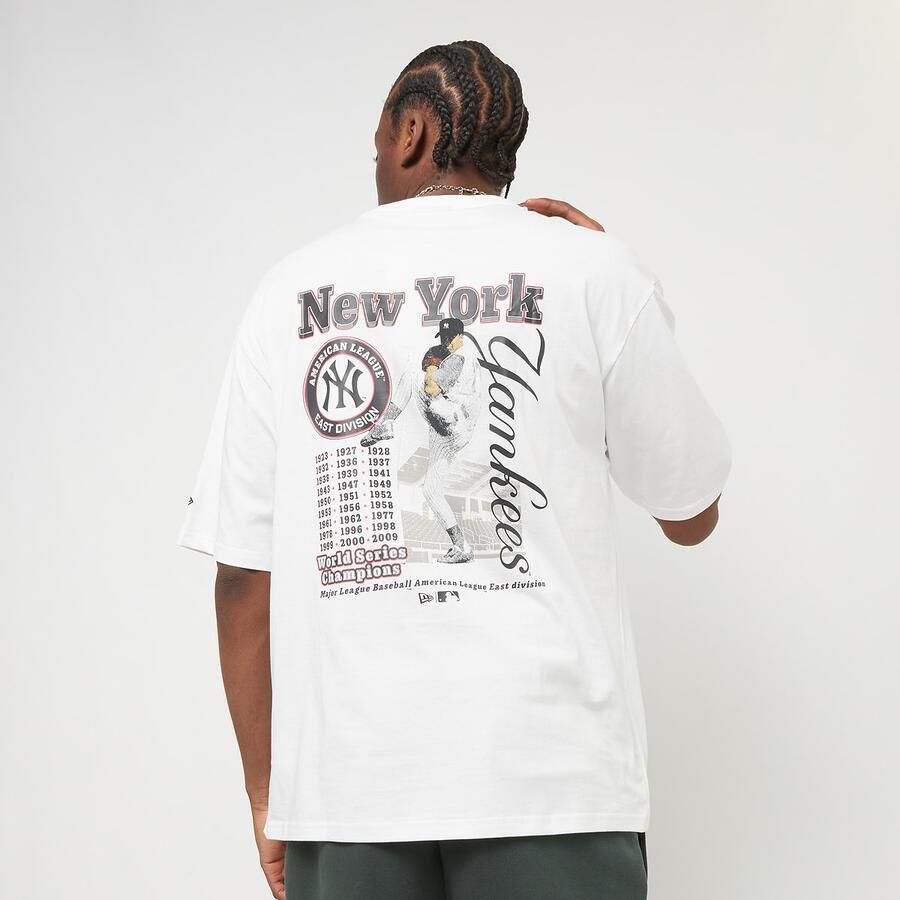 New era MLB Player Graphic Oversized Tee York Yankees Men T-Shirts & Polo's wit Maat S Kleding - Foto 3