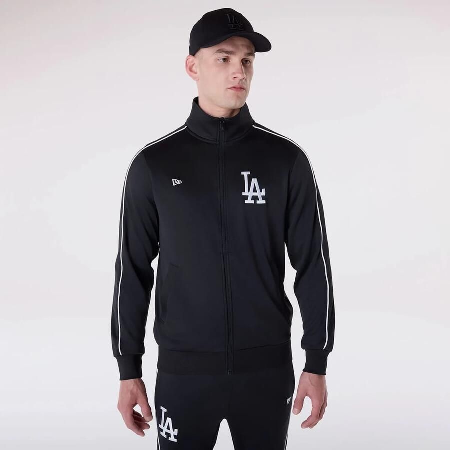 New era MLB Poly Track Set Los Angeles Dodgers Men Trainingspakken zwart Maat XL Kleding