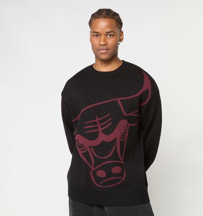 New era NBA Knit Sweater Chicago Bulls Men Hoodies & Sweaters zwart Maat XL Kleding - Foto 3