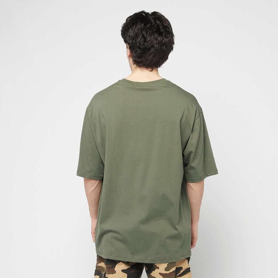 New era NBA League Essential Oversized Tee Chicago Bulls Men T-Shirts & Polo's groen Maat S Kleding