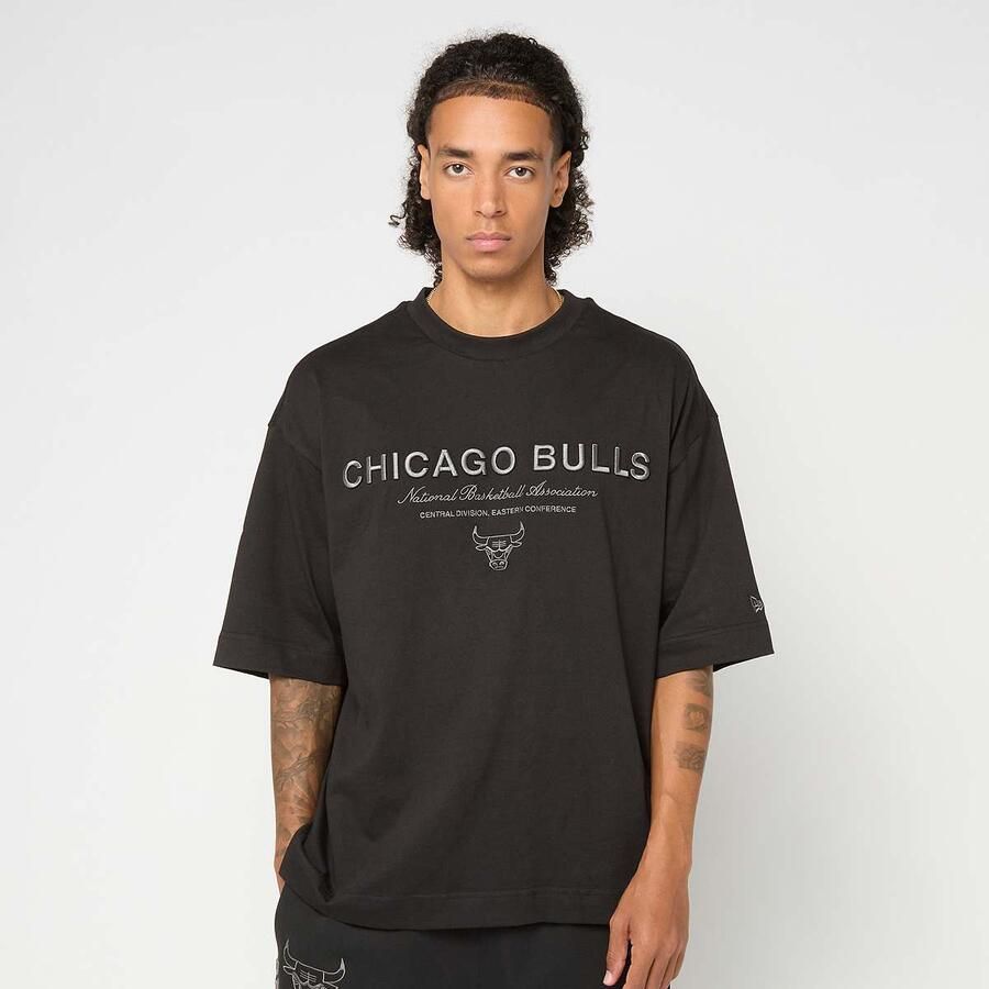 New era NBA Linear Graphic Box Tee Chicago Bulls Men T-Shirts & Polo's zwart Maat XL Kleding - Foto 3