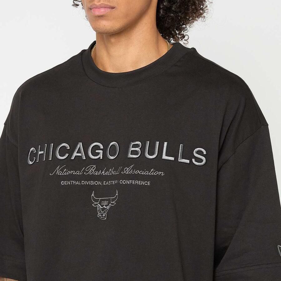 New era NBA Linear Graphic Box Tee Chicago Bulls Men T-Shirts & Polo's zwart Maat XL Kleding - Foto 2