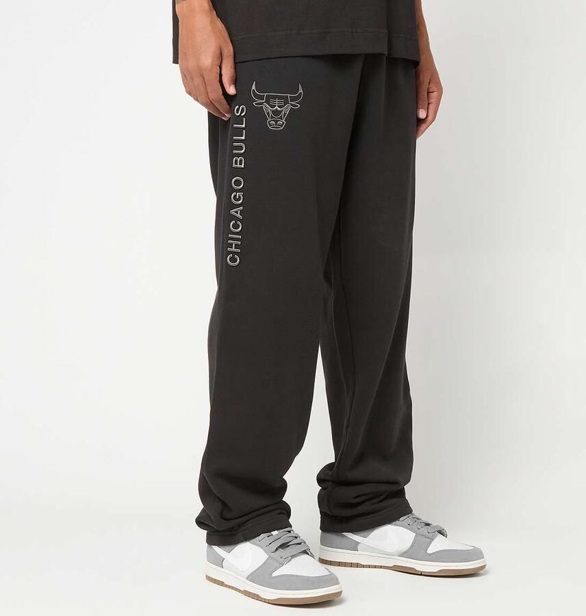 New era NBA Linear Joggers Chicago Bulls Men Trainingsbroeken zwart Maat S Kleding - Foto 3