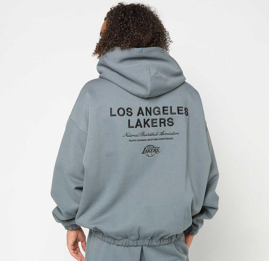 New era NBA Linear Oversized Zt Hoodie Los Angeles Lakers Men Hoodies & Sweaters blauw Maat XL Kleding - Foto 3