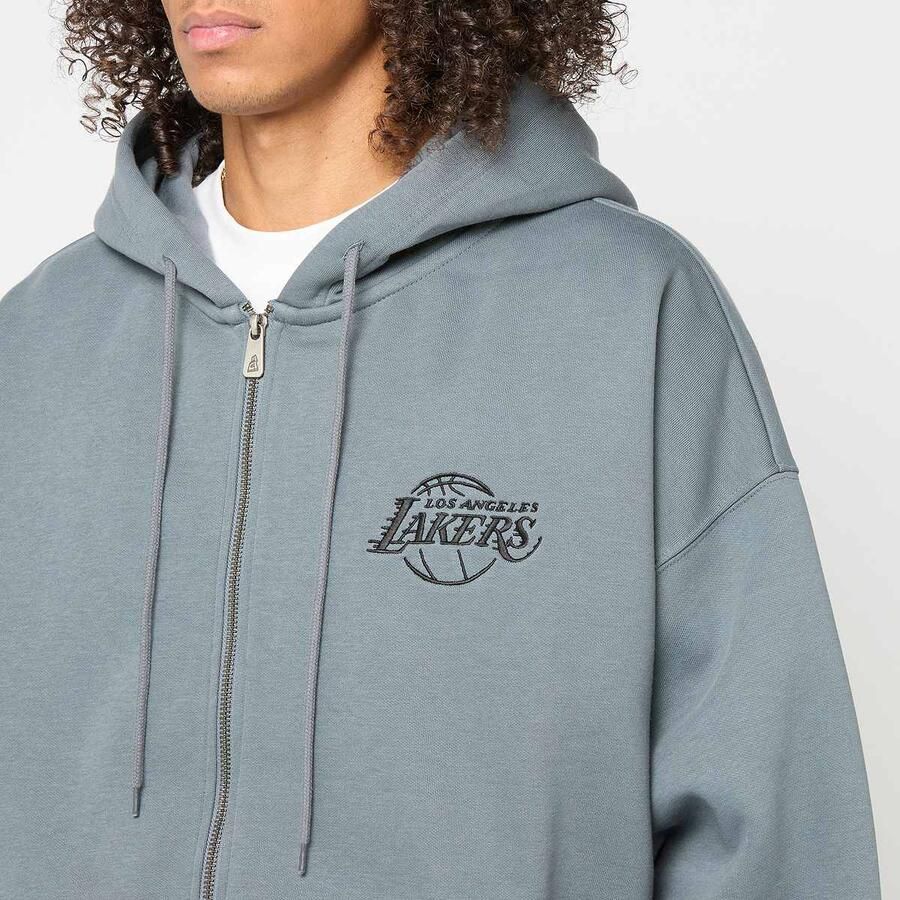 New era NBA Linear Oversized Zt Hoodie Los Angeles Lakers Men Hoodies & Sweaters blauw Maat XL Kleding - Foto 2