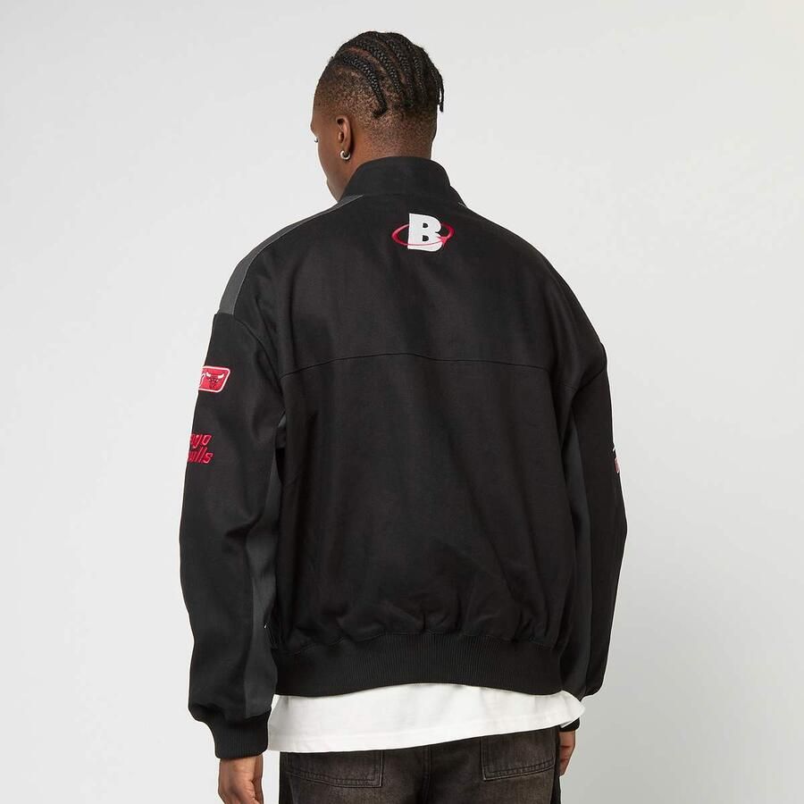 New era NBA Motorcross Jacket Chicago Bulls Men Trainingspakken zwart Maat XL Kleding