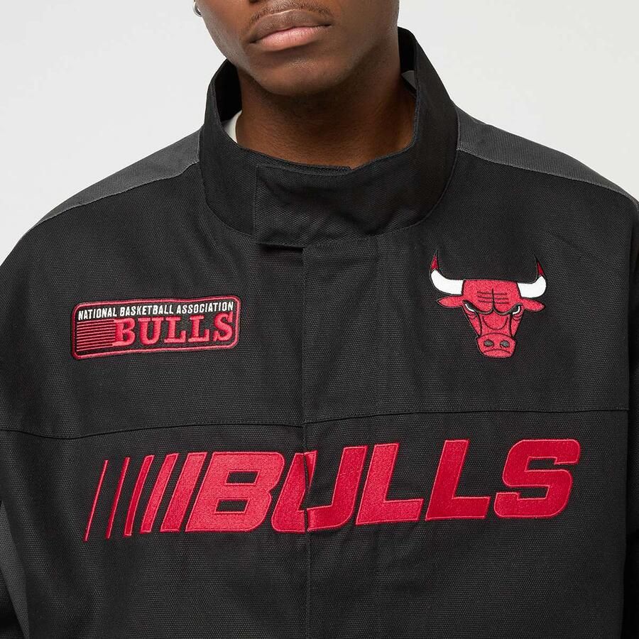 New era NBA Motorcross Jacket Chicago Bulls Men Trainingspakken zwart Maat XL Kleding - Foto 2