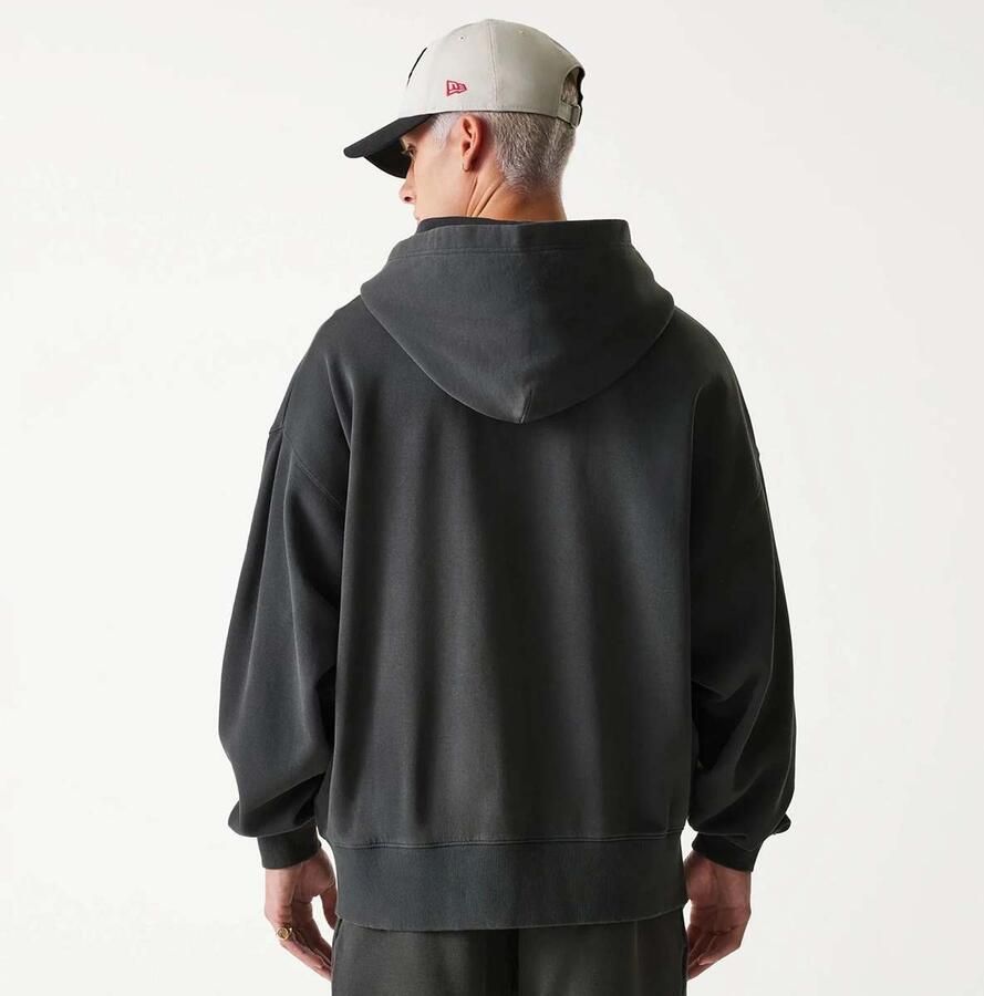 New era NBA Washed Full Zip Chicago Bulls Men Hoodies & Sweaters zwart Maat XL Kleding - Foto 2