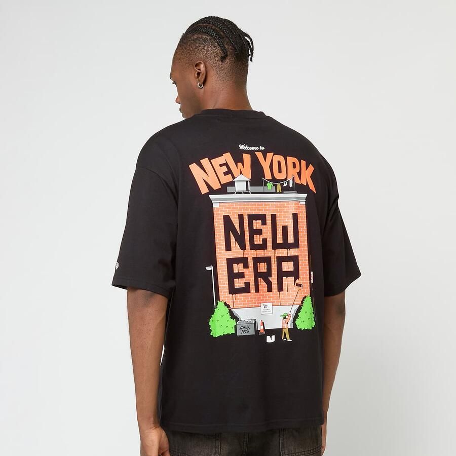 New era Oversized Graphic Tee 2 Men T-Shirts & Polo's zwart Maat XL Kleding - Foto 3