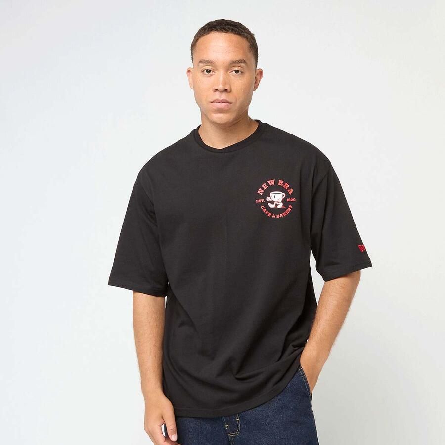 New era Oversized Graphic Tee Men T-Shirts & Polo's zwart Maat XL Kleding - Foto 1