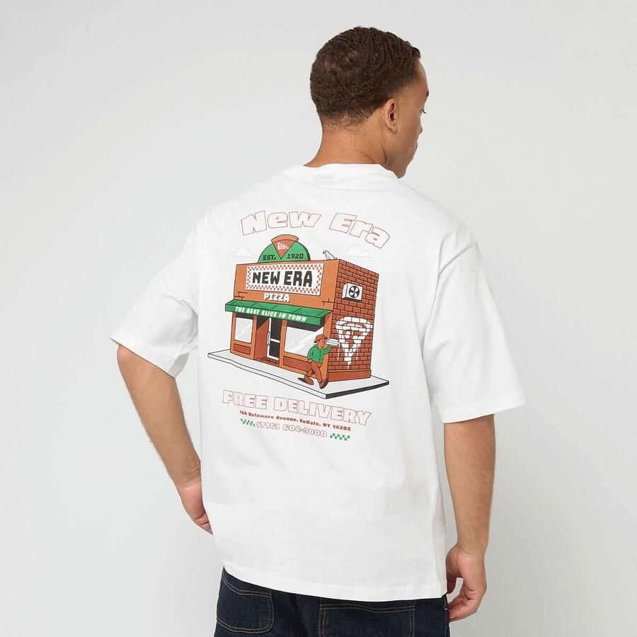 New era Overzised Graphic Tee Men T-Shirts & Polo's wit Maat XL Kleding - Foto 3