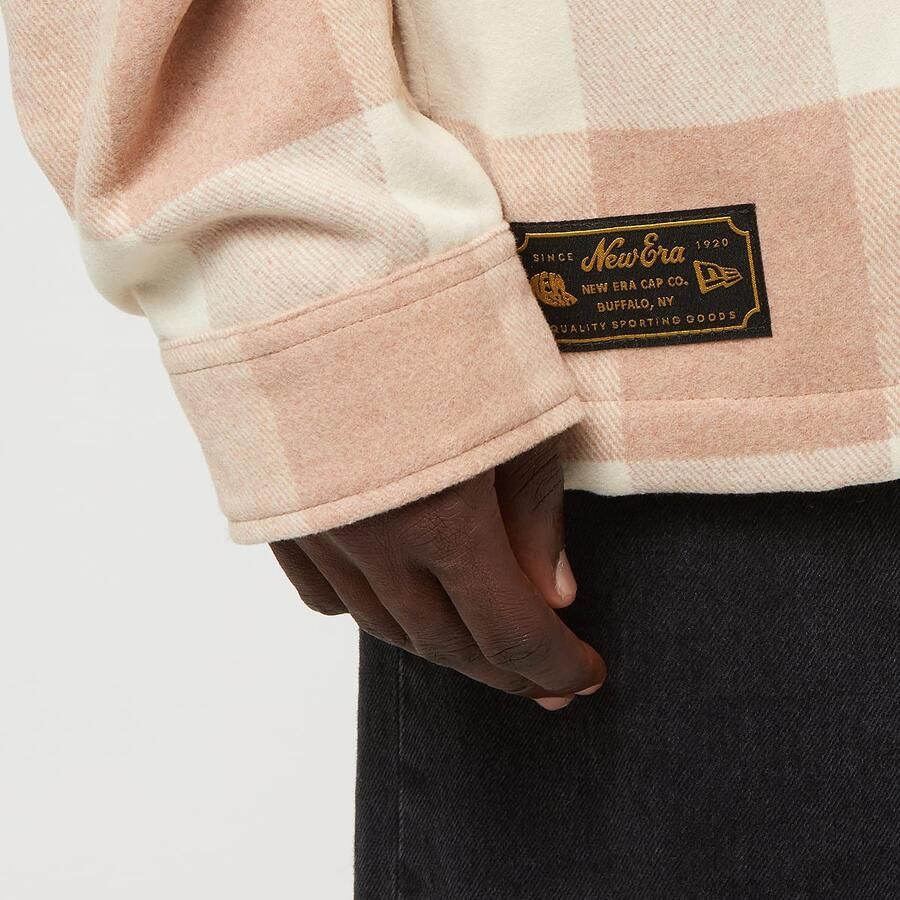 New era Shacket Men Overhemden beige Maat XS Kleding - Foto 2