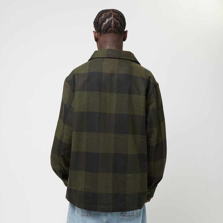 New era Shacket Men Overhemden groen Maat XS Kleding