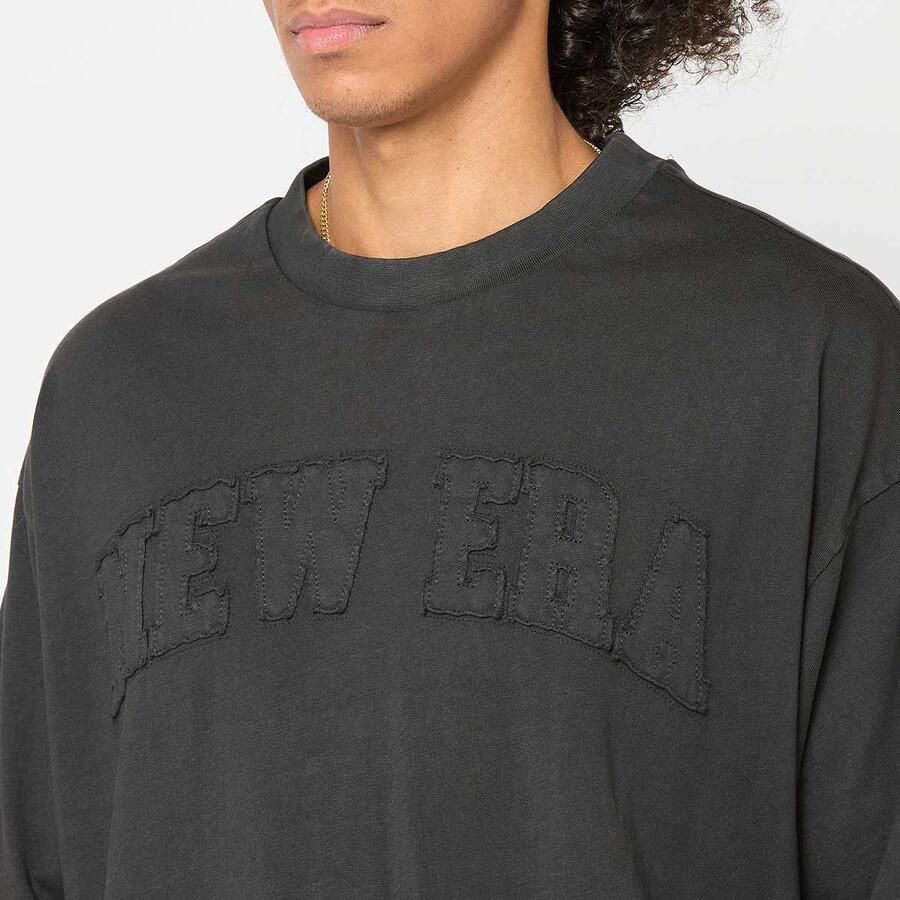 New era Washed Oversized Tee Men T-Shirts & Polo's zwart Maat XL Kleding