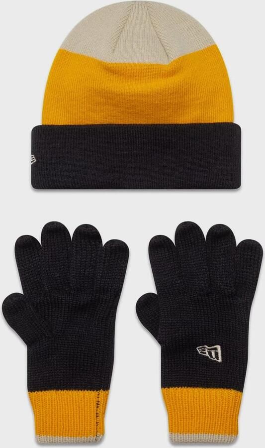 New era Youth Stripe Beanie Set (2 Piece) Unisex Mutsen multicolor Maat YOUTH Accessoires - Foto 1