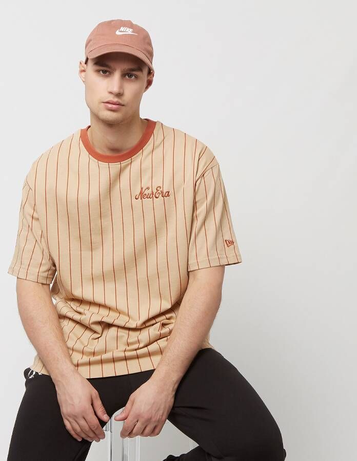 New era Pinstripe Oversize Tee T-shirts Kleding omlrdw maat: L beschikbare maaten:S L