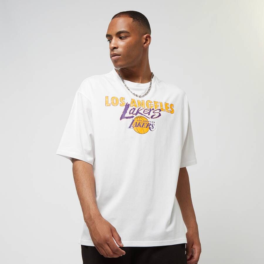New era Team Script Oversize Tee Los Angeles Lakers T-shirts Kleding WHIAGD maat: XL beschikbare maaten:XS S M L XL