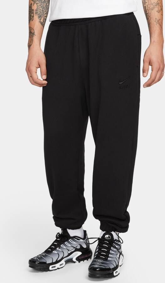 Nike Zwarte lichtgewicht sportkleding joggers Air French Terry Black Heren