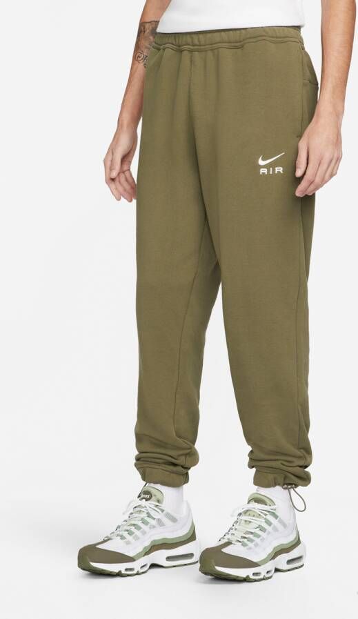 Nike Air French Terry Jpgger Trainingsbroeken Kleding medium olive phantom maat: L beschikbare maaten:L