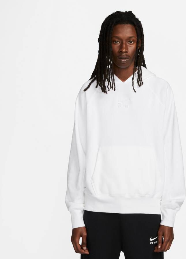 Nike Air French Terry Hoodie Hoodies Kleding white white maat: M beschikbare maaten:S M L XL