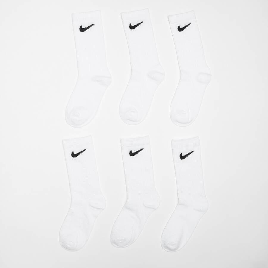 Nike Basic Pack Crew (6 Pack) Lang Kleding white maat: 5y-7y beschikbare maaten:4y-5y-7y