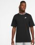 Nike Club Lbr Shortsleeve Top T-shirts Kleding black white maat: XL beschikbare maaten:XS S M XL - Thumbnail 2