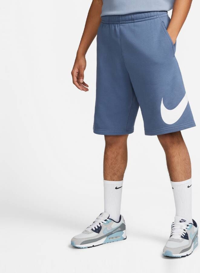 Nike Club Men's Graphic Shorts Sportshorts Kleding diffused blue white white maat: S beschikbare maaten:S M L XL