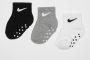 Nike Core Swoosh Gripper (3 Pack) Middellang Kleding Black maat: 12m-24m beschikbare maaten:6m-12m-24m - Thumbnail 1