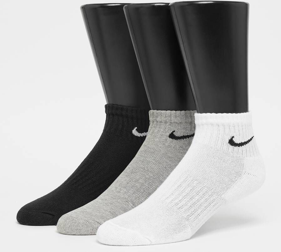Nike Everyday Cushioned Training Ankle Socks (3 Pack) Middellang Kleding multi-color maat: 46-50 beschikbare maaten:42-46 34-38 46-50